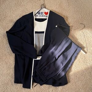 R&M Richards Dark Blue Lounge Set